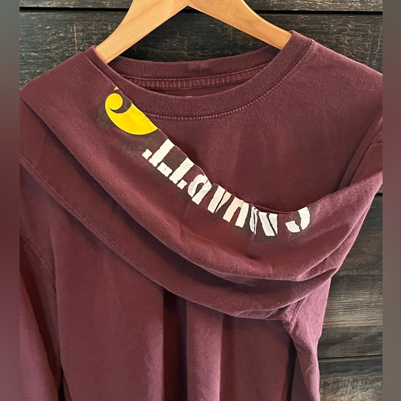 Men’s Carhartt Long Sleeve Tshirt original fit size large - Picture 3 of 6